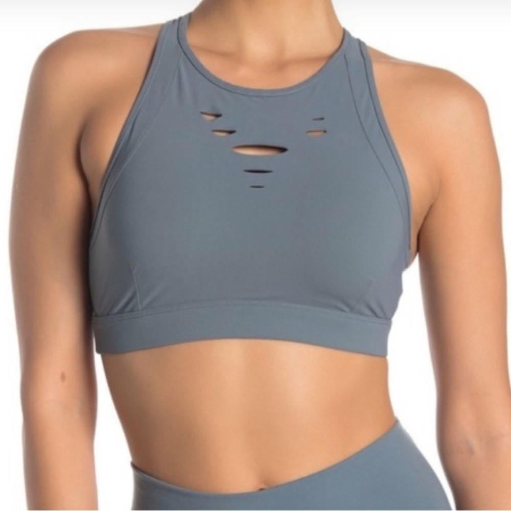 Alo Yoga Ripped Warrior Sports Bra